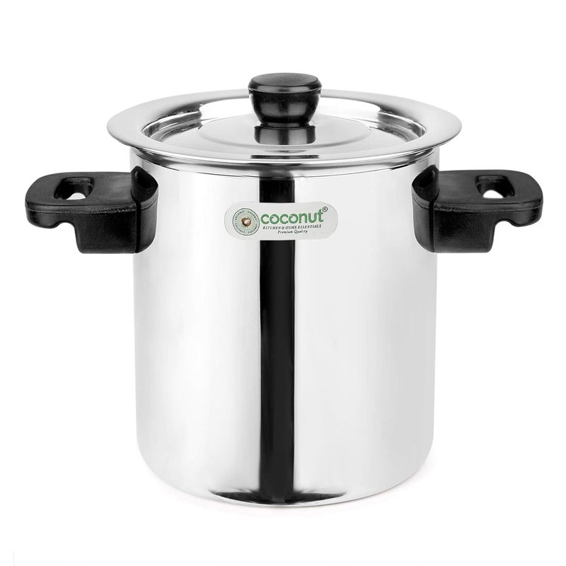Coconut Coconut Stainless Steel Traditional Milk BoilerTall Milk Boiler Capacity 1500ML - Image 1