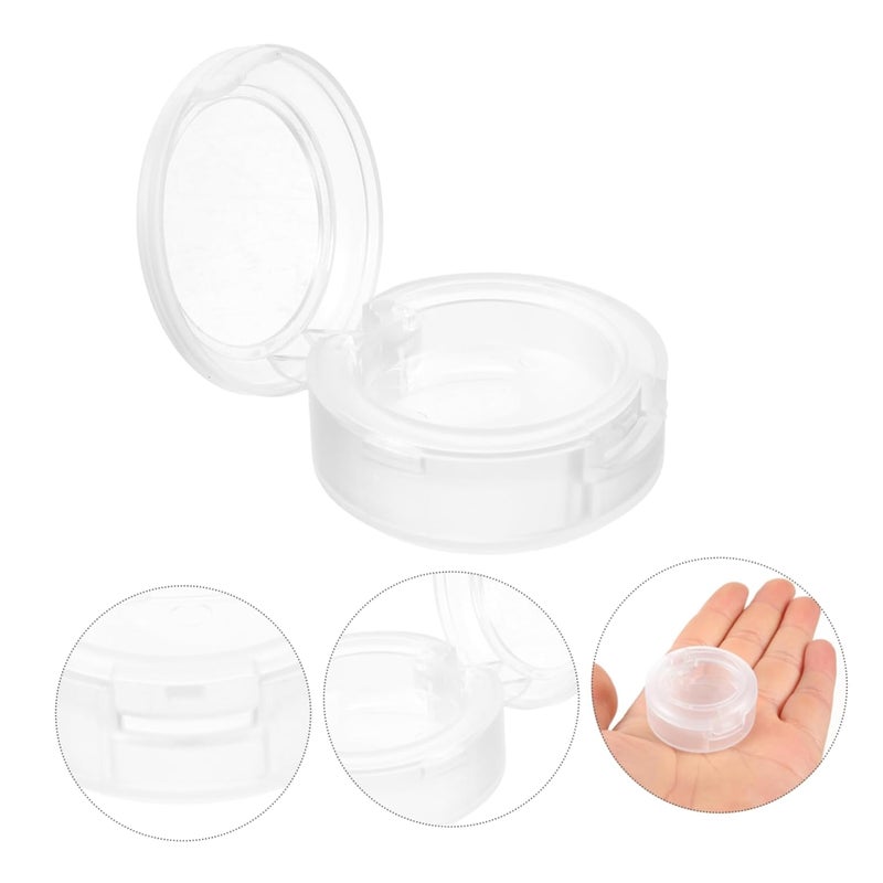 4pcs Empty Eyeshadow Pans Makeup Containers for Plastic Storage for Women and Girls Lightweight and Portable Blush and Eyeshadow Tins - Image 2