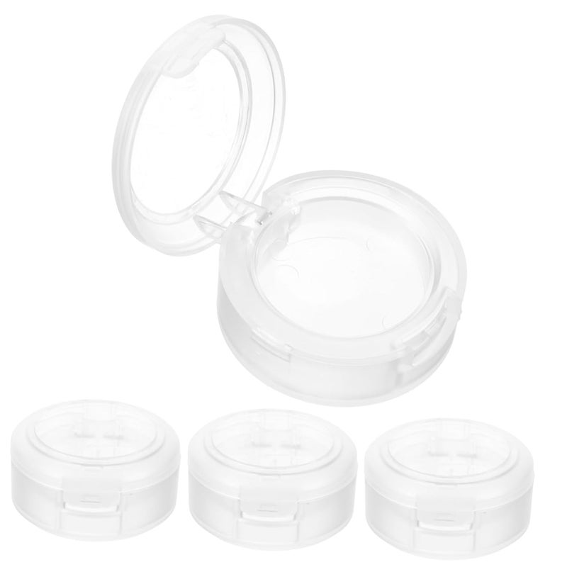 4pcs Empty Eyeshadow Pans Makeup Containers for Plastic Storage for Women and Girls Lightweight and Portable Blush and Eyeshadow Tins - Image 1