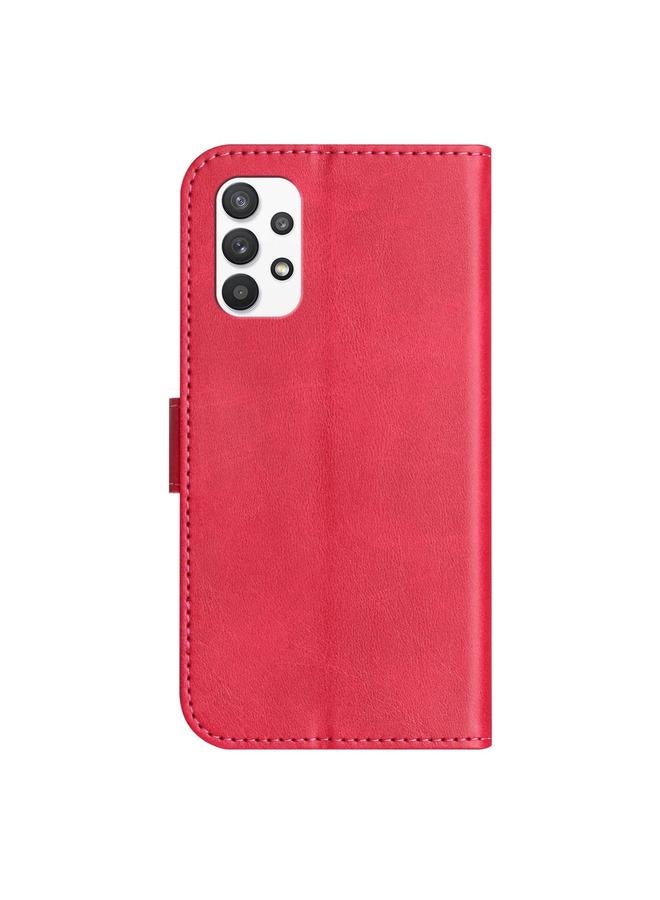 erorex Case For Samsung Galaxy A73 Dual-Folded S-shape Leather Phone Case - Image 3