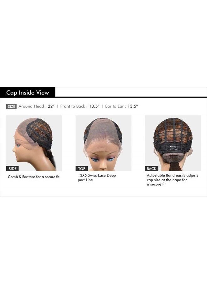 Sensationnel WHAT LACE 13x6 Wigs - Cloud 9 Synthetic Hair Hand Tied Natural Preplucked Hairline Illusion Lace Frontal Lacewig -Whatlace AUDRY (1B)  - Image 2