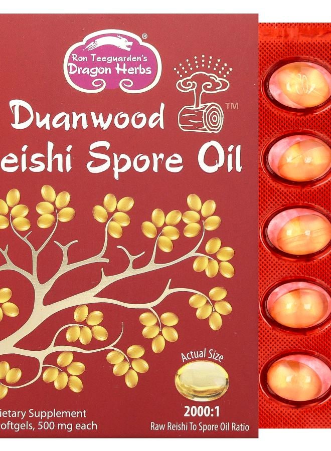 Duanwood™ Reishi Spore Oil 500 mg 30 Softgels