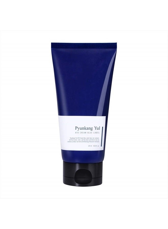 Pyunkang Yul ATO Cream Blue Label - Long lasting Strong Moisture and Nutrients Hyaluronic Acids, Natural Safe Ingredients Ceramide Skin Barrier from Double Hydration Baby Lotion 4.6 Fl. Oz  - Image 1