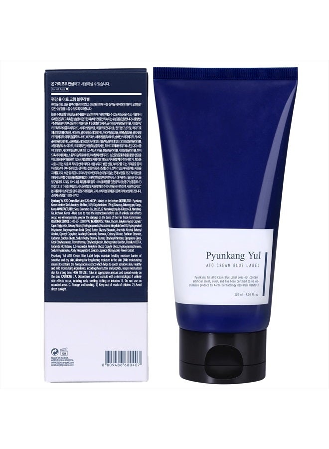 Pyunkang Yul ATO Cream Blue Label - Long lasting Strong Moisture and Nutrients Hyaluronic Acids, Natural Safe Ingredients Ceramide Skin Barrier from Double Hydration Baby Lotion 4.6 Fl. Oz  - Image 2