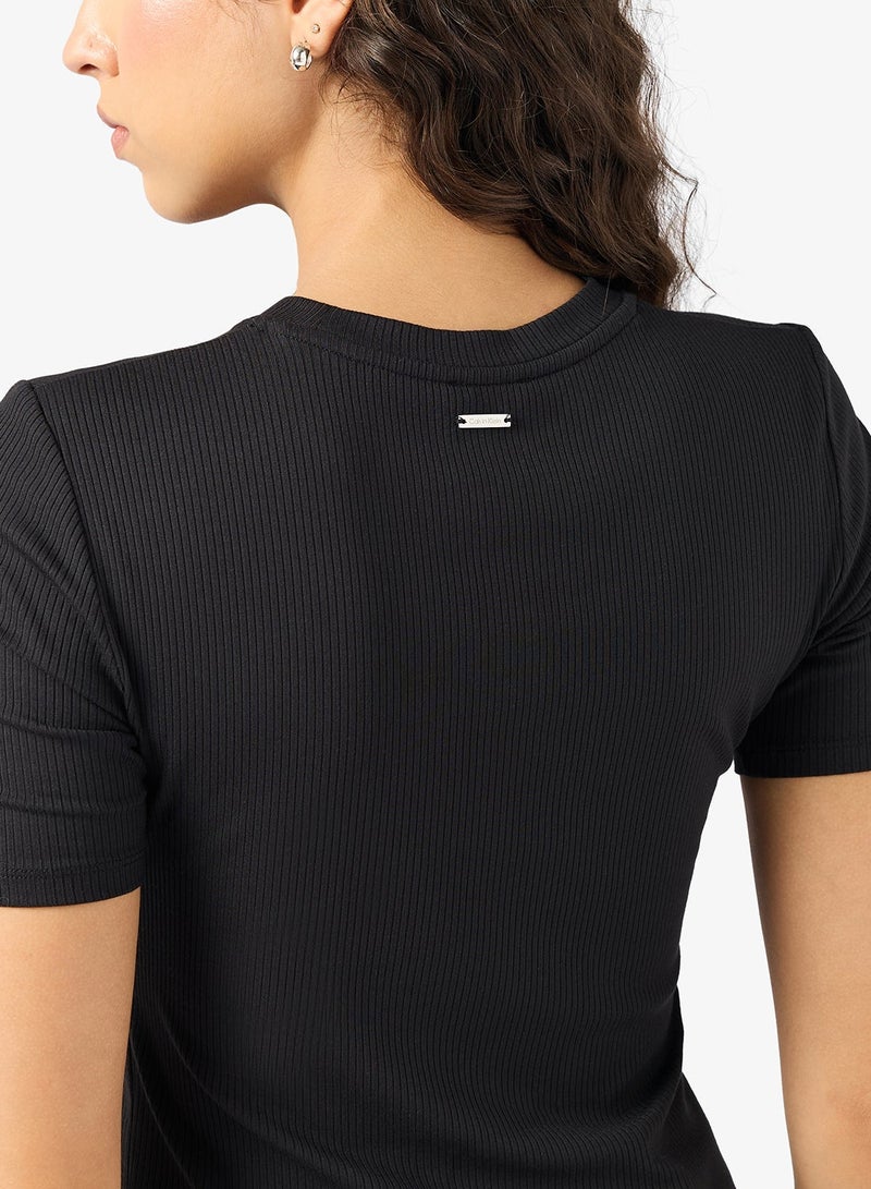 CALVIN KLEIN Essential Ribbed Top - Image 3