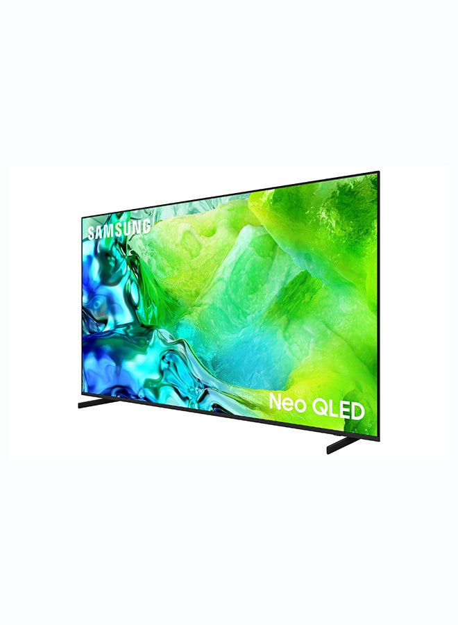 سامسونج Samsung 55 Inch Neo QLED 4K TV, QN80H, Quantum Mini LED, HDR 10+, Motion Xcelerator 144Hz, Dolby Atmos, NQ4 AI Gen2 Processor,Smart TV, QA55QN80HAUXZN (2026 - UAE Version) QA55QN80HAUXZN black - Image 2