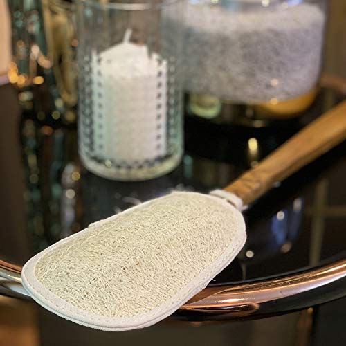 FAAY Loofah Sponge Refill for FAAY Back Scrubber on Stick, 3 Packs - Image 5