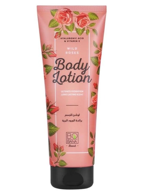 لوشن الجسم بوبانا بالورد البري 240 مل
