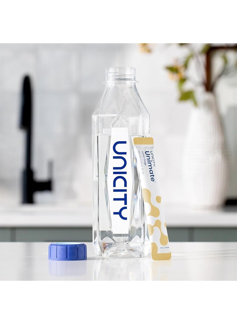 يونيسيتي عبوات UNICITY UNIMATE LEMON GINGER STICK - مذاق رائع - مزيج مشروب يربا ماتي فائق التركيز (30 عبوة) - Image 4