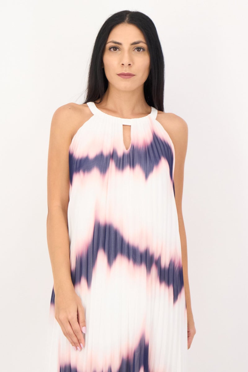 SELECTED Women Tie Dye Midi Dress, Multicolor - Image 2