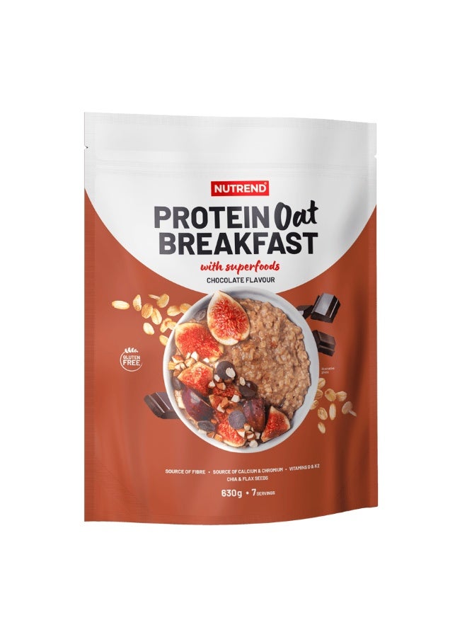 NUTREND PROTEIN OAT BREAKFAST 630G CHOCOLATE - Image 1