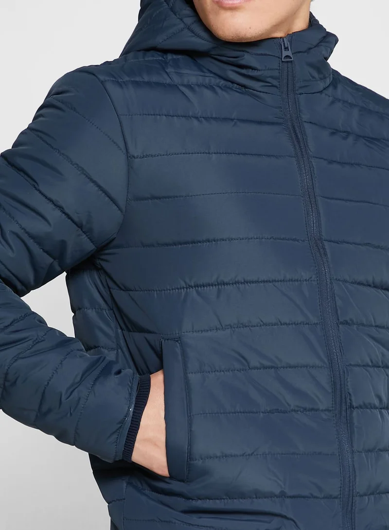 BRAVE SOUL Bravesoul Padded Hooded Jacket