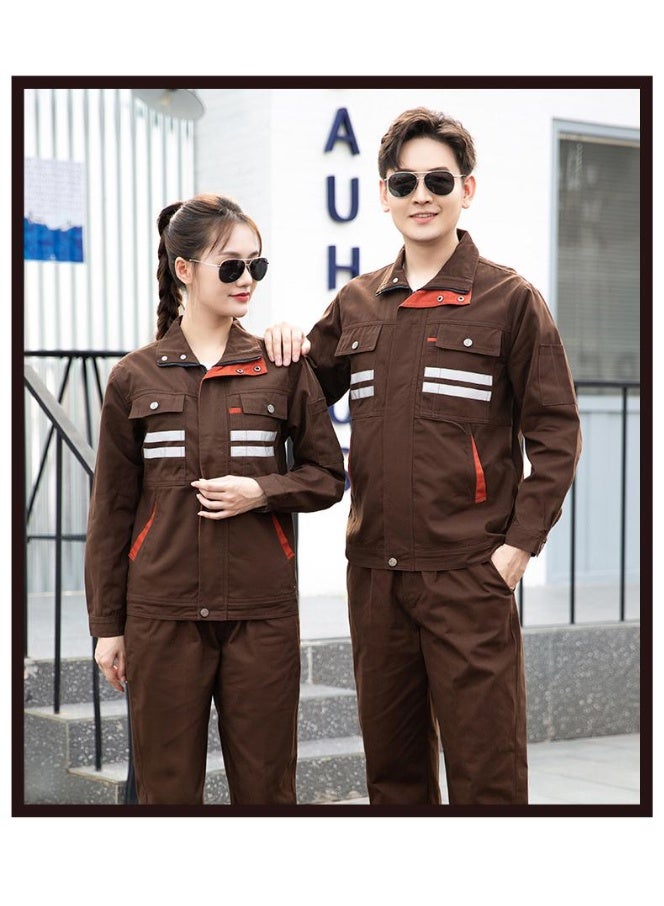 High Quality Safety Work Clothing Auto Repairman Mechanic Electrical Labor Uniforms Suit Cotton Working Coveralls - Image 2
