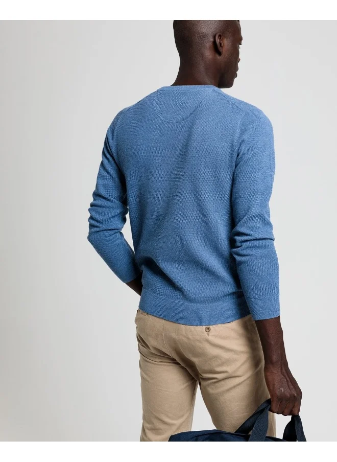 GANT Gant Cotton Pique Crew Neck Sweater