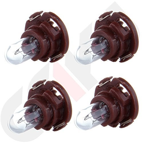 cciyu 10 Pack Warm White T5/T4.7 Neo Wedge Halogen Instrument Dash A/C Bulbs 12V - Image 3