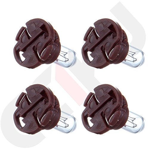 cciyu 10 Pack Warm White T5/T4.7 Neo Wedge Halogen Instrument Dash A/C Bulbs 12V - Image 4
