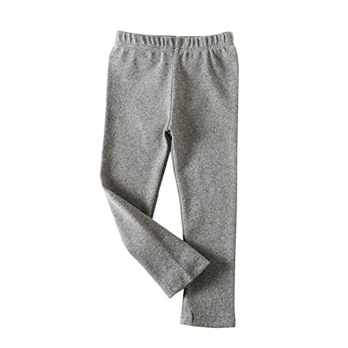 JWWN Toddler Boys Girls Thermal Underwear Long Sleeve T-shirt Leggings 2Pcs Kids Winter Base Layer Set, (Gray,24Months) - Image 4