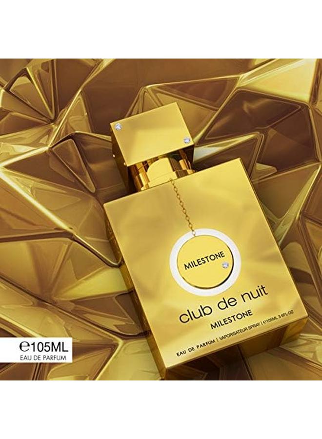 أرماف مجموعة عطور كلوب دي نوي للرجال والنساء مكونة من قطعتين Cdn Sillage 105Ml Edp For Him Silver وCdn Milestone 105Ml Edp For Her Gold - Image 2