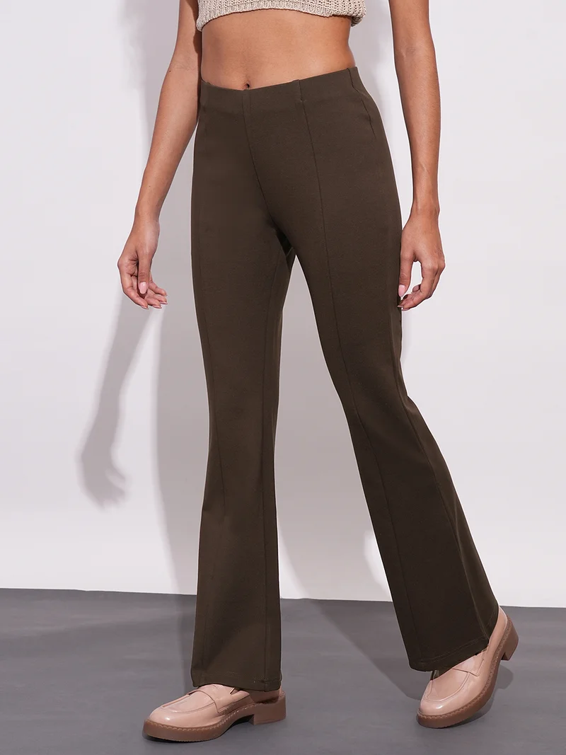 جلو باص جلوبس تريجينجز نسائي بقصة واسعة وخصر متوسط