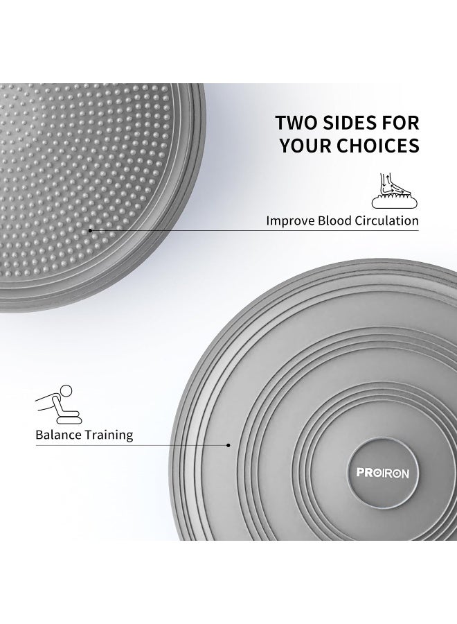 Proiron Balance Disc - Wobble Cushion For Balance With Pump Wiggle Seat For Improving Posture, Fitness, Stability - Image 2