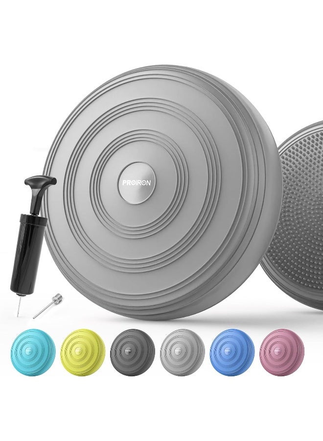 Proiron Balance Disc - Wobble Cushion For Balance With Pump Wiggle Seat For Improving Posture, Fitness, Stability - Image 1