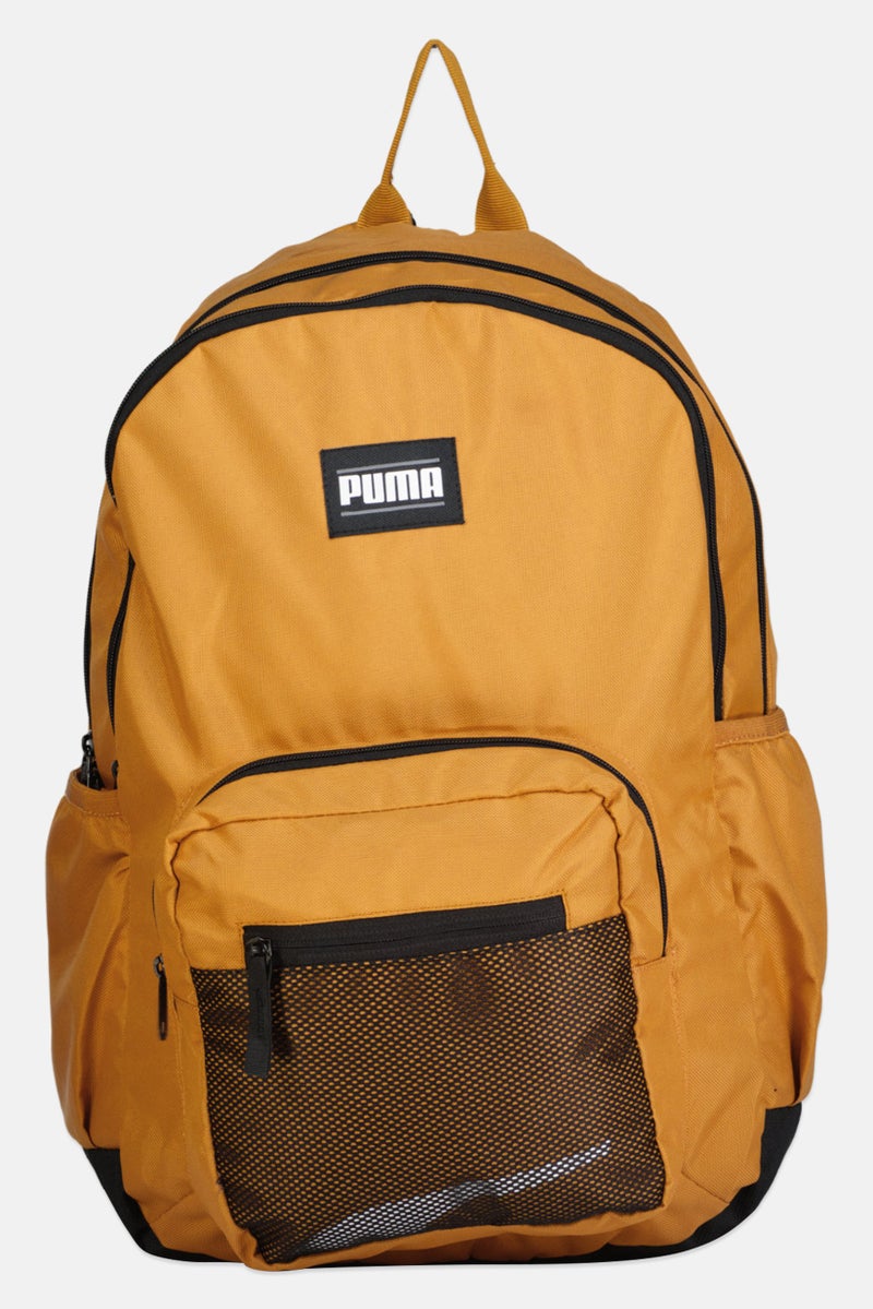 PUMA Men Brand Logo Backpack, Brown - Image 1