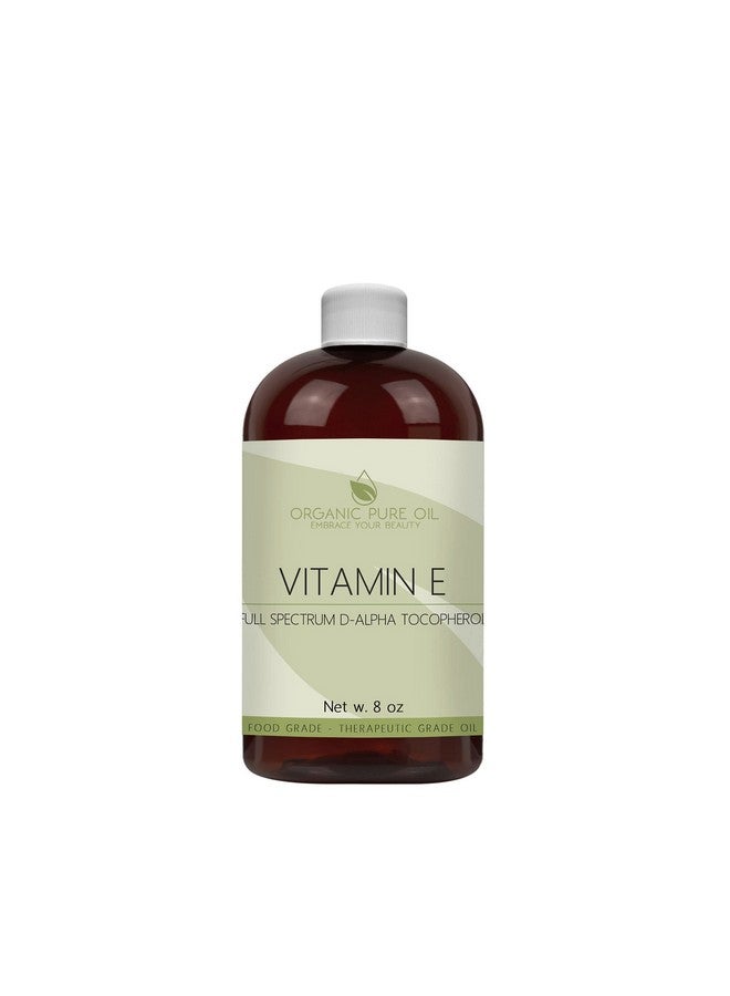 OPO زيت فيتامين E 100% نقي طيف كامل دالفا توكوفيرول 75000 وحدة دولية مستخرج من جنين القمح خالي من الصويا للشعر والبشرة والوجه والجسم والأظافر والجلد المحيط بالأظافر مضاد للأكسدة (8 أوقية) - Image 1