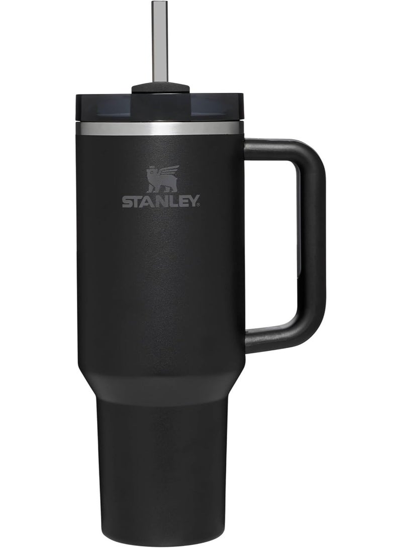 Stanley Quencher H2.0 FlowState Tumbler 40oz.BLACK - Image 1