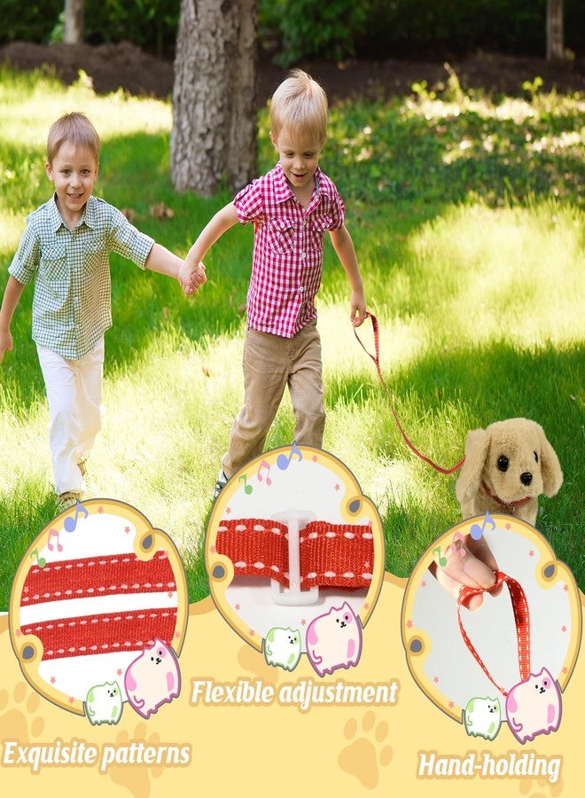 lonfypeng Plush Toys Walking Dog Toys that Can Walk, Bark and Wag Tail,Interactive Electronic Pet Toys Puppy with Leash,Easter Christmas Birthday Gift for Toddlers Kids - Image 4