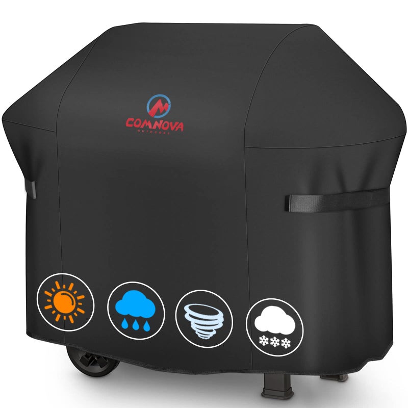 M COMNOVA OUTDOORS Comnova Grill Cover 60 Inch - 600D Grill Cover for Weber Genesis 300 Series Gas Grill Heavy Duty & Waterproof, Outdoor BBQ Cover for Weber, Char Broil, Dyna-glo, Nexgrill (Not Fit Genesis E325)  - Image 1