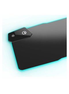 Wireless Charging Gaming Mouse Pad: Large Mousepad with RGB Luminous Table Mat, Compatible with Computers, Laptops, Keyboards, Non-Slip and Bright LED Pad
