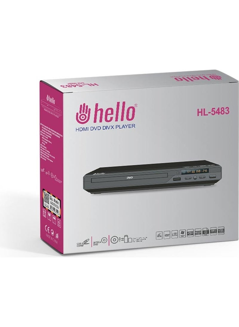 Hello HL-5483 USB-HDMI CONTROLLED HD DVD/DIVX PLAYER  - Image 3
