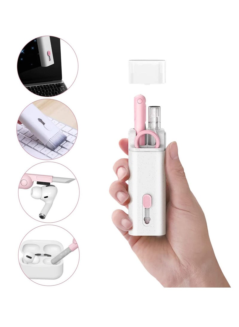 Generic - 7 in 1 Keyboard Cleaner Set, Computer MacBook Earphone Cleaning Kit, Tablet and Screen Dust Brush Including Soft Sweep - Image 1