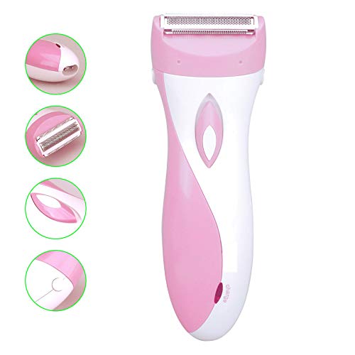 EVOLT Rechargeable Instant Painless Body Hair Remover Trimmer Double Razor Shaver for Under Arms, Bikini Line, Hands and Legs For Men And Women, Hair Remover Machine For Women(Pink) - Image 5