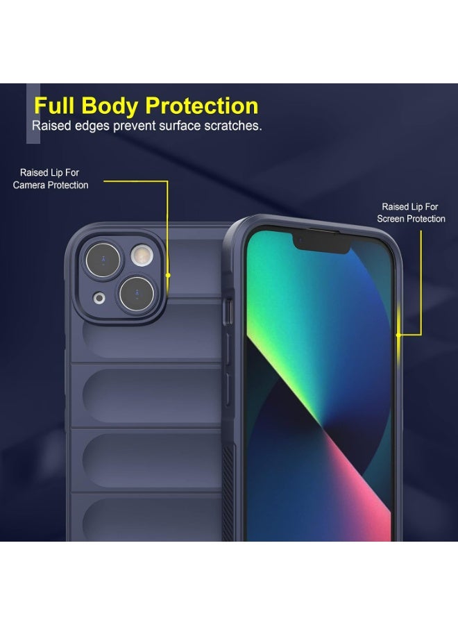 Premium Protection Back Silicone Case Compatible with Iphone 14/15 Plus Magic Shield Shockproof Case with Camera Protection (Blue) - Image 5