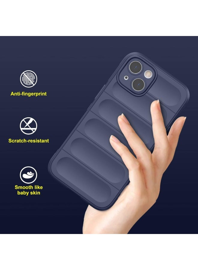 Premium Protection Back Silicone Case Compatible with Iphone 14/15 Plus Magic Shield Shockproof Case with Camera Protection (Blue) - Image 2