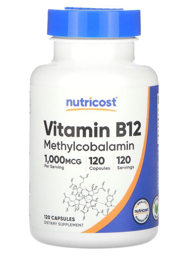 Nutricost Vitamin B12 1000 mcg 120 Capsules