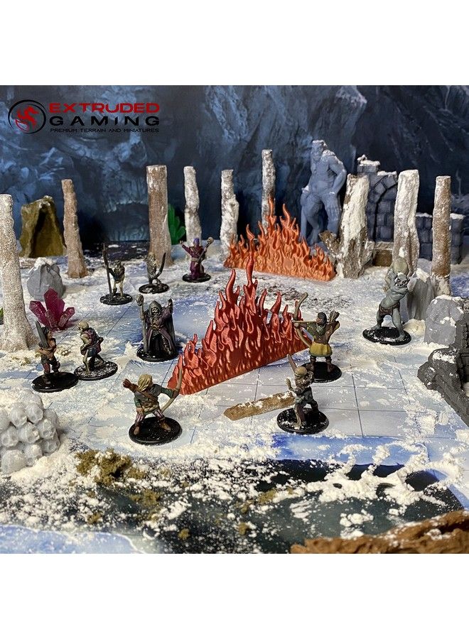 Extruded Gaming Wall Of Fire Spell - Image 5