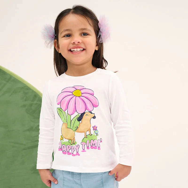 Cool Club CREAMY COTTON T-SHIRT L/S