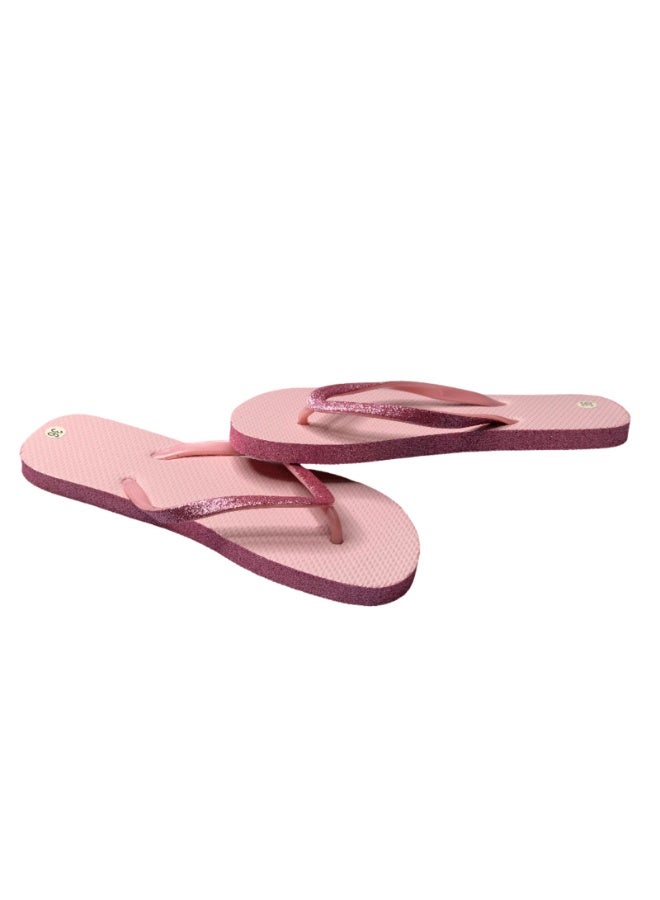 Influence Germany Women's Glitter Strap Flip-Flops – Pink - Image 4
