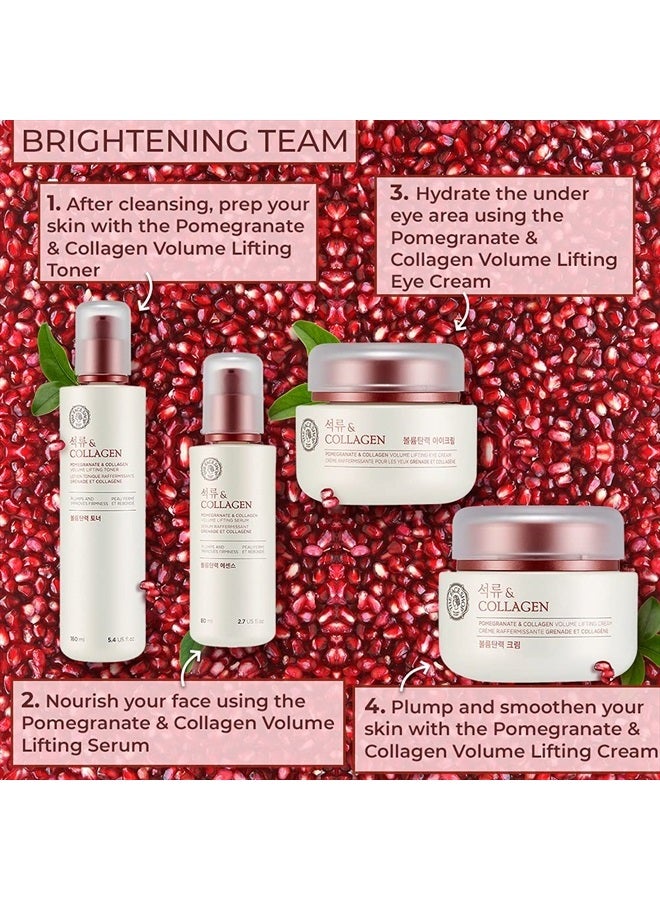 THEFACESHOP كريم العين لرفع الحجم من ذا فيس شوب بالرمان والكولاجين | كريم تجديد عميق للمرونة والثبات والكثافة | مرطب كوري مضاد للشيخوخة | لملء وتنعيم بشرتك، 3.38 أونصة سائلة - Image 3