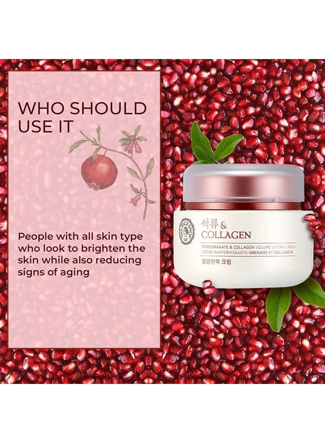 THEFACESHOP كريم العين لرفع الحجم من ذا فيس شوب بالرمان والكولاجين | كريم تجديد عميق للمرونة والثبات والكثافة | مرطب كوري مضاد للشيخوخة | لملء وتنعيم بشرتك، 3.38 أونصة سائلة - Image 5