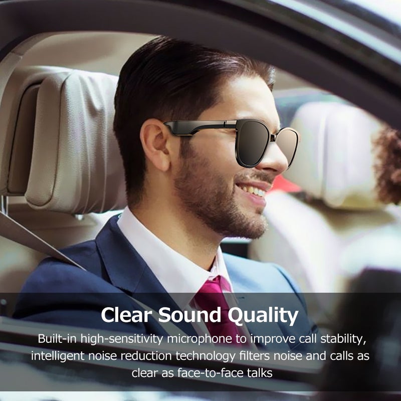 Smart Wireless BT5.0 Headset Music Glasses for Outdoor Cycling and Sports - Image 3