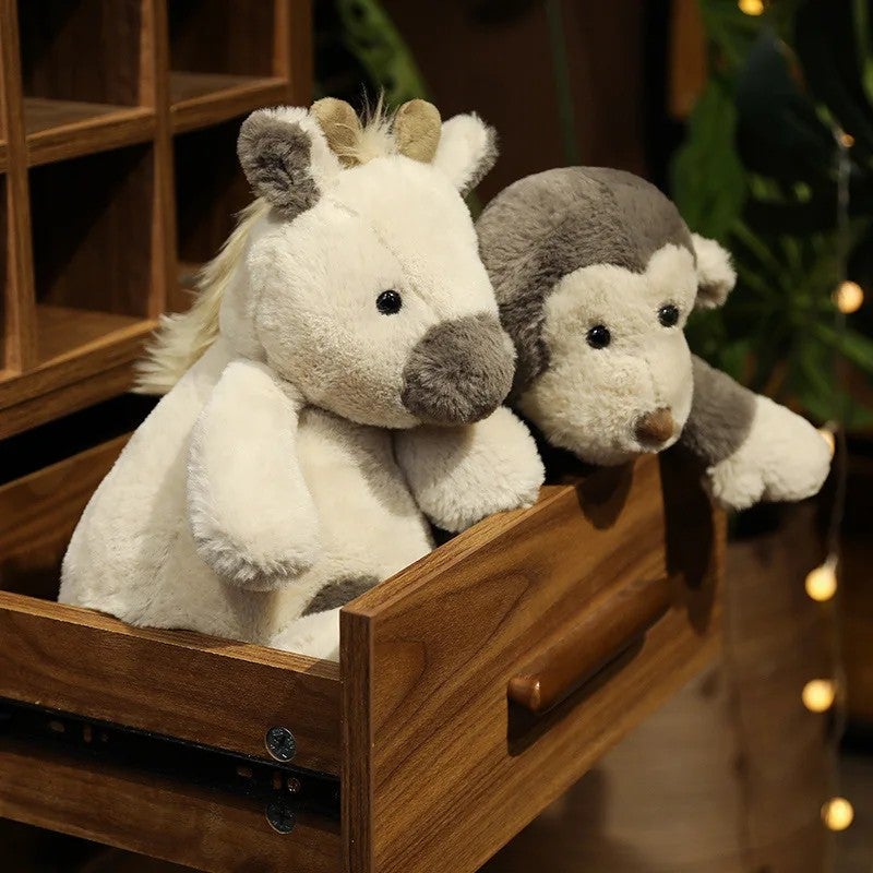Y&D Hot-Selling Stuffed Animal Toys Set – Dinosaur, Monkey, Koala, Penguin, Rabbit, Pig, Calf & Bear Plush Toys for Kids, Soft Cuddly Small Animal Plushies for Cross-Border Foreign Trade - Image 5