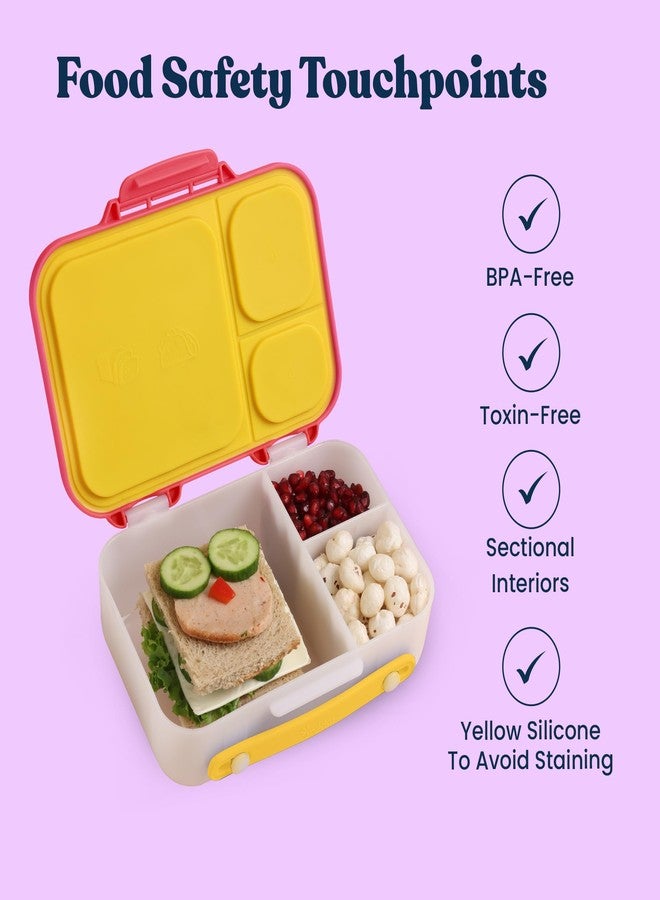 rabitat Munchbee Bento Lunch Box 1000ml | 1+1 Year Brand Warranty | Tiffin Box for School | Kanjak Gifts for Girls | BPA Free, Leakproof & Durable Bento Design | Shyguy - Image 2