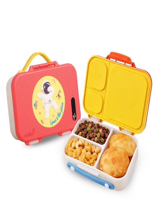 rabitat Munchbee Bento Lunch Box 1000ml | 1+1 Year Brand Warranty | Tiffin Box for School | Kanjak Gifts for Girls | BPA Free, Leakproof & Durable Bento Design | Shyguy - Image 1