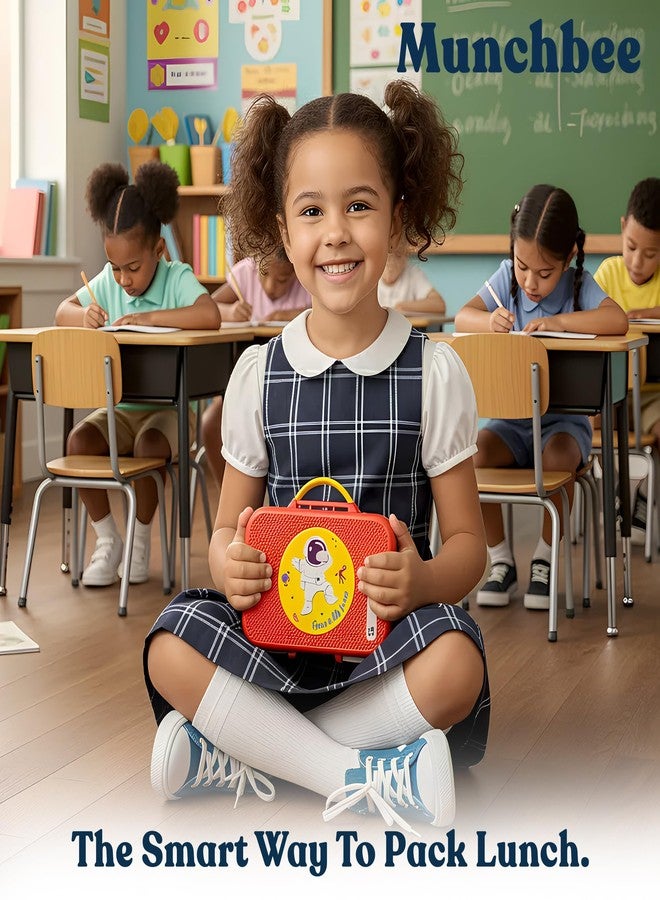 rabitat Munchbee Bento Lunch Box 1000ml | 1+1 Year Brand Warranty | Tiffin Box for School | Kanjak Gifts for Girls | BPA Free, Leakproof & Durable Bento Design | Shyguy - Image 4
