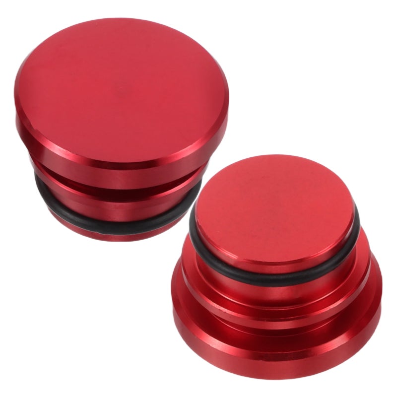 4 pcs Red Metal Car Plug Power Socket Covers Cap Car Accessories Replacement - Image 3