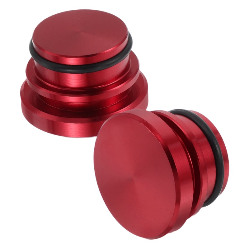 4 pcs Red Metal Car Plug Power Socket Covers Cap Car Accessories Replacement - Image 5
