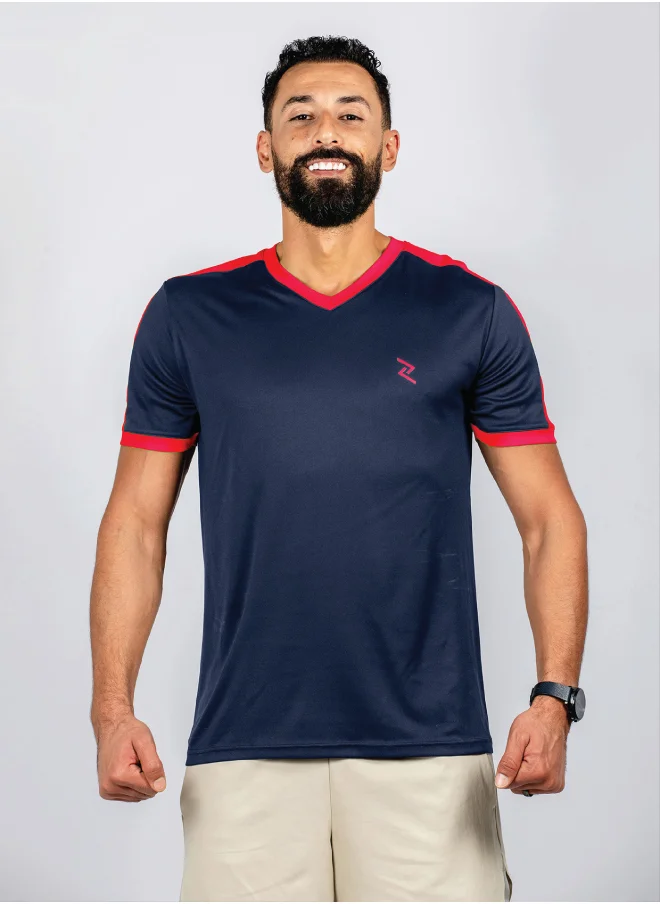 زيسي Men's Crew Neck V-Neck T-Shirt